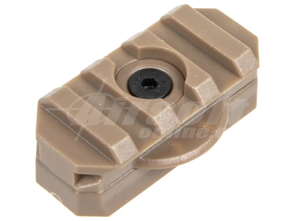 FMA Otočná lišta s montáží ARC pro helmy - písková FDE, FMA 01