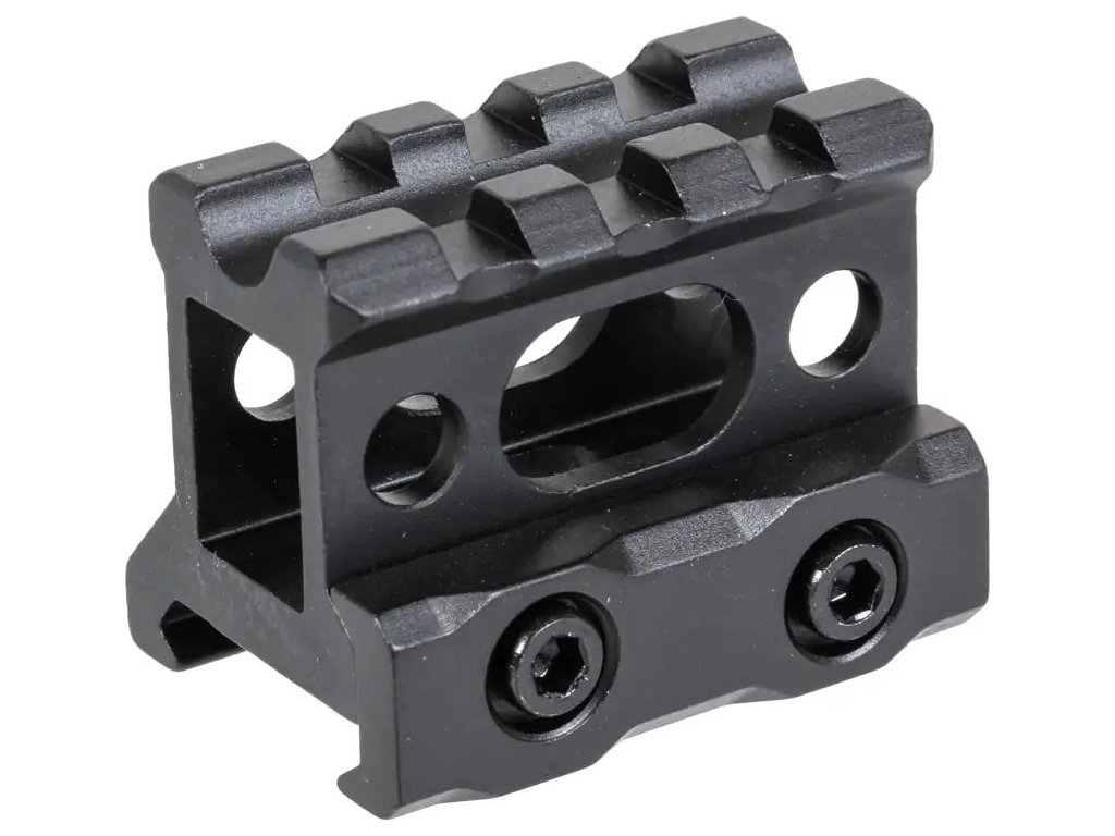 SPE Zvyšující kovová RIS lišta CORE™ 40x25 mm - černá, Specna Arms 01