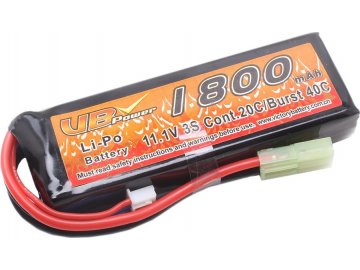 Akumulátor Li-Po 11,1V 1800mAh 20/40C - Mini block 01