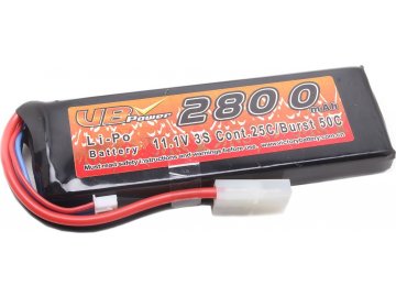 Akumulátor Li-Po 11,1V 2800mAh 25C - Large block 01