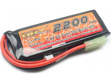 Li-Pol akumulátor VB Power 7,4V 2200mAh 20C