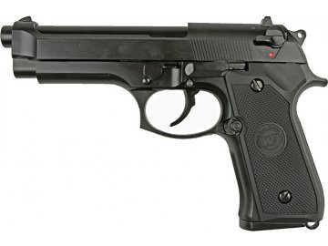 Airsoftová pistole M92 Gen2 - celokov, GBB, LED BOX, WE