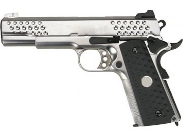 Airsoftová pistole KAC 1911 Knight Hawk - stříbrný, celokov, GBB, WE