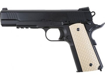 Airsoftová pistole M1911 Tactical - celokov, GBB, WE