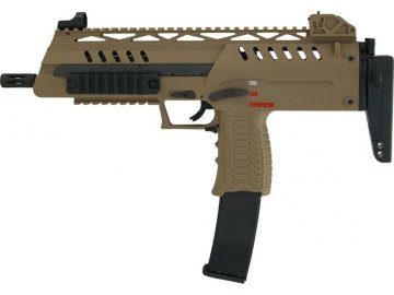 Airsoftový samopal SMG 8 (MP7) - písková, GBB, WE