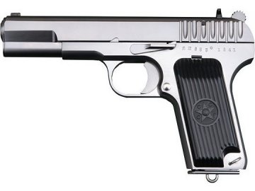 Airsoftová pistole Tokarev TT33 - stříbrný, celokov, GBB, WE