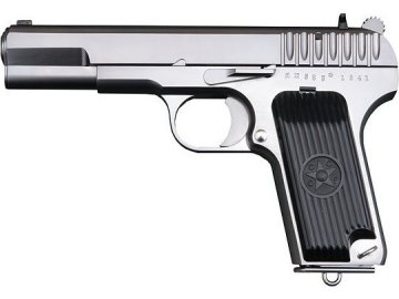 WE Airsoftová pistole TT33, stříbrný - celokov, blowback 01