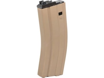Wet Zásobník pro WE M4, SCAR - open bolt, pískový, tlačný, 30bb, CO2, WE 01