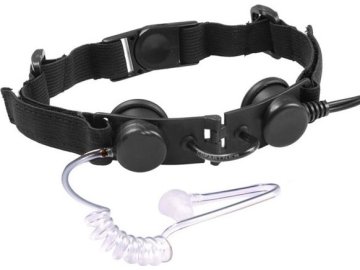 ZTC Taktický headset s hrdelním mikrofonem, černý 01