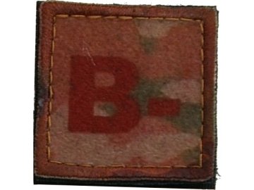 Textilní nášivka B NEG - Multicam, Army