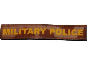 Textilní nášivka jmenovka MILITARY POLICE -  vz.95, pouštní, Army
