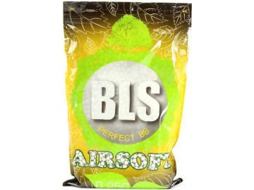 Airsoftové kuličky BLS Perfect BIO 0,25g, 4000bb, bílé