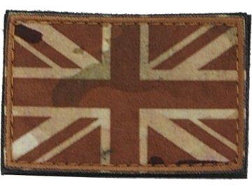 Textilní nášivka vlajka GB bojová - Multicam, Army
