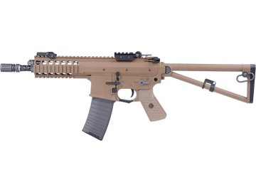 Wet Airsoftová zbraň AWSS KAC PDW 8” GBB, blowback - TAN 01