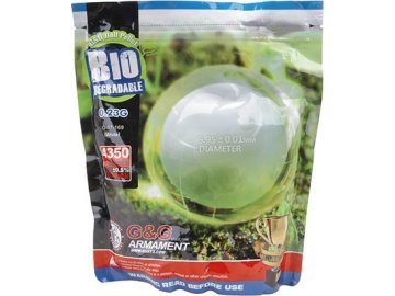 GIG Airsoftové kuličky G&G BIO 0,23g 4350ks - bílé 01