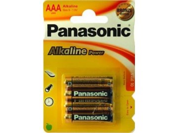 Baterie Panasonic 1,5V AAA - alkalická, Panasonic