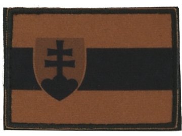 Textilní nášivka vlajka SK bojová - písková, Army
