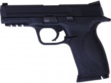 Airsoftová pistole MP9 Big Bird - žebrovaný, celokov, GBB, WE