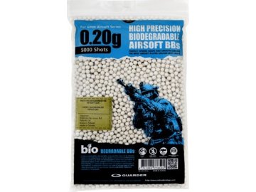 Airsoftové kuličky Guarder BIO 0,20g, 5000bb