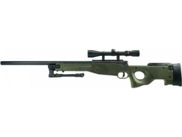 Airsoft sniper L96 (MB01C UPGRADE) + puškohled +dvojnožka - OD 01