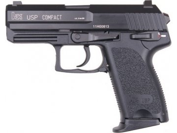 Airsoftová pistole USP Compact - kovový závěr, GBB, Umarex