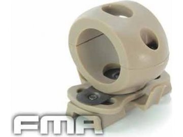 Montáž svítilny pro helmu OPS FAST 25mm  - Dark Earth, FMA