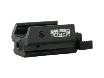 Micro laser na RIS lištu - červený, Swiss Arms