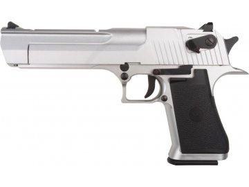 Airsoftová pistole Desert Eagle .50AE - kovový závěr, stříbrný, CO2, GBB, KWC, KW51