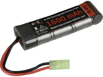 GFE NiMH 8,4V 1600mAh battery 01