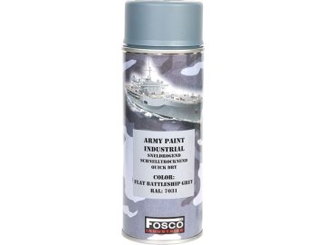 Fos Barva ARMY ve spreji 400ml - Battle ship grey (šedá) 01