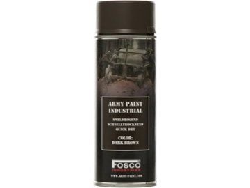 Fos Barva ARMY ve spreji 400ml - Tmavě hnědá (Dark brown) 01