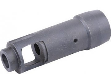 Kovový kompenzátor pro AK74 - černý, 24mm pravotočivý, E&L
