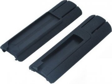Set krytek na RIS lištu 110mm - 2ks, černé, Element
