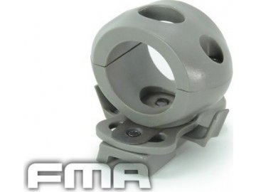 Montáž na svítilnu - průměr 25mm pro helmu OPS FAST - Foliage green, FMA