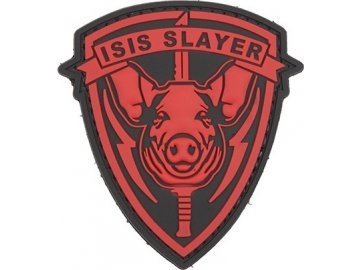 3D nášivka ISIS Pig - červená, GFC