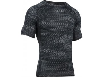 Pánské tričko Printed SS Compression Shirt, Under Armour