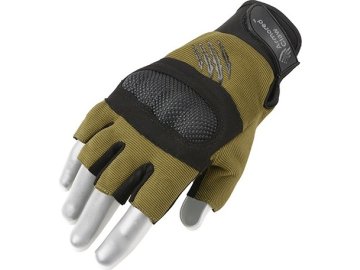 ACL Taktické poloprsté rukavice Shield - olivové OD, Armored Claw 01