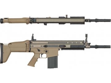 Airsoftová zbraň FN SCAR Heavy - písková, Ares/Amoeba