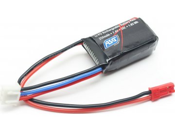 Li-pol akumulátor ASG 7,4V 250mAh 20C