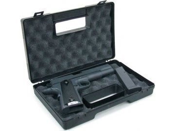 Kufr na pistoli 23,5x15,3x5cm - černý, 2014-X, Negrini