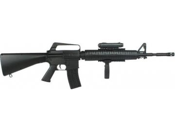 Airsoftová zbraň M16 A3 - svítilna, rukojeť, ABS [S31], Well