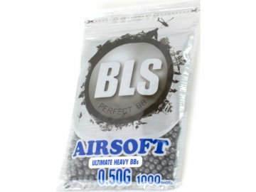 Airsoftové kuličky BLS Ultimate Heavy 0,50g, 1000bb, šedé