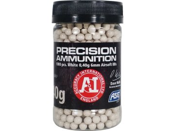 ASG ASG kuličky Accuracy International 0,40g, 1000 BBs - Bílá 01