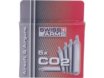 12g CO2 bombičky Swiss Arms, 5ks