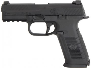 Airsoftová pistole FN FNS-9 - černý, kovový závěr, GBB, CyberGun