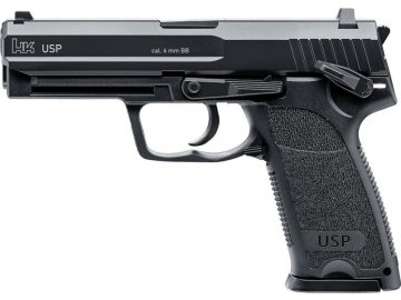 Airsoftová pistole H&K USP - kovový závěr, CO2, GBB, Umarex