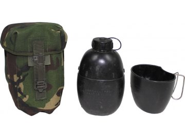 Polní láhev GB s pitítkem a obalem DPM - použitá, Army