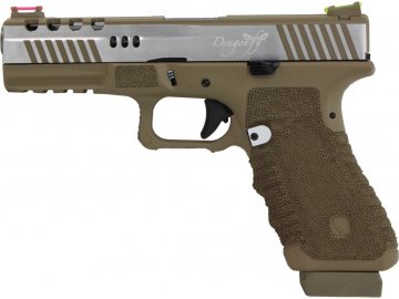 Airsoftová pistole Drafonfly - DEB, kovový závěr, CO2, GBB, APS