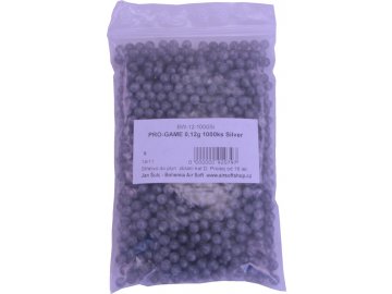 Airsoftové kuličky Pro Game Silver Pearl 0,12g, 1000bb