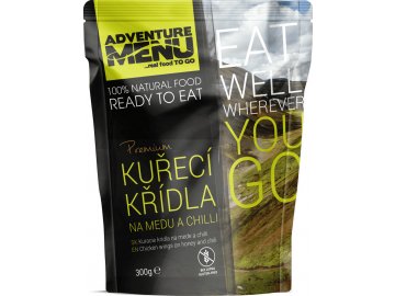 Kuřecí křídla na medu a chilli, Adventure Menu